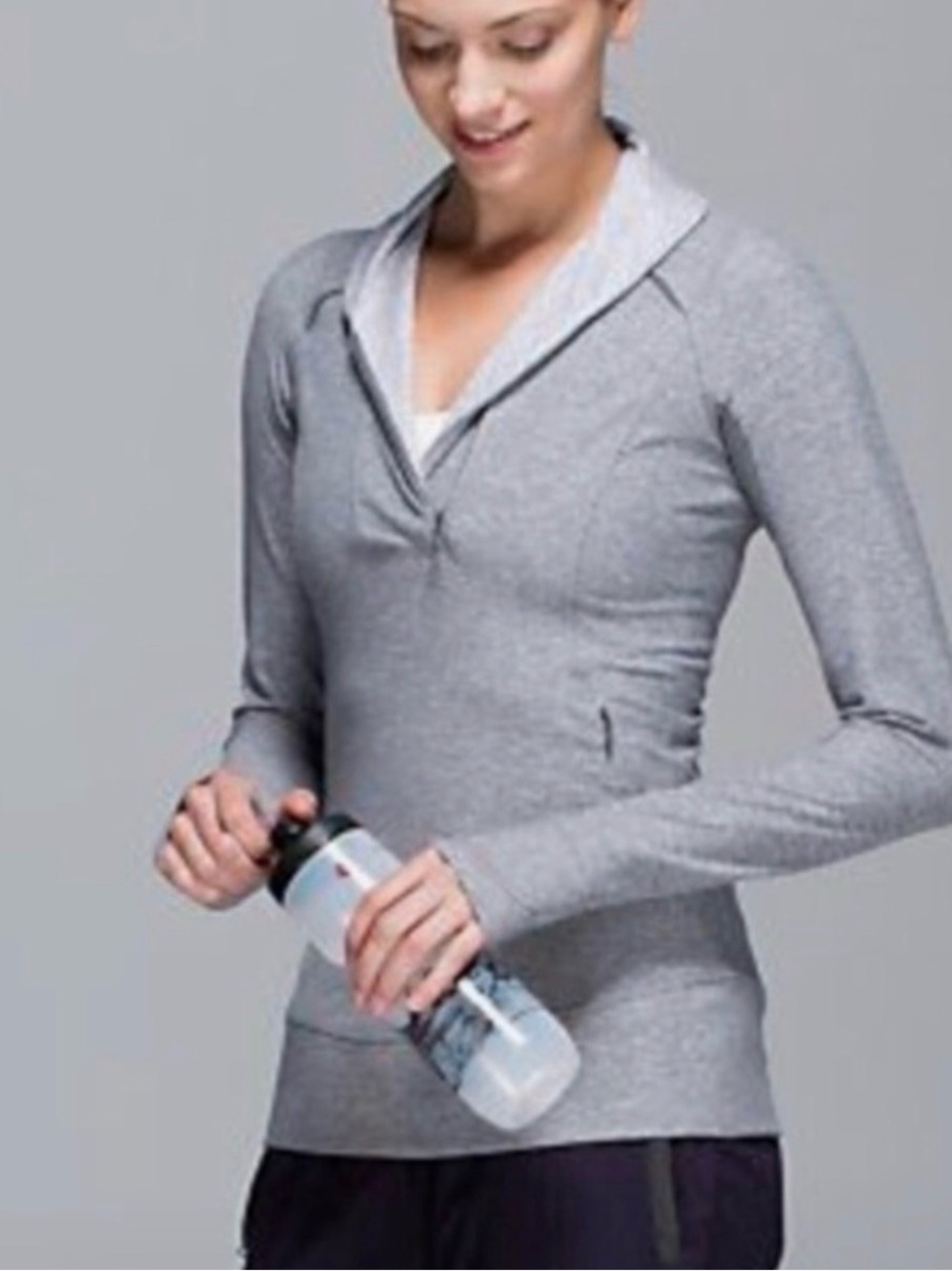 Lululemon think fast pullover size 6